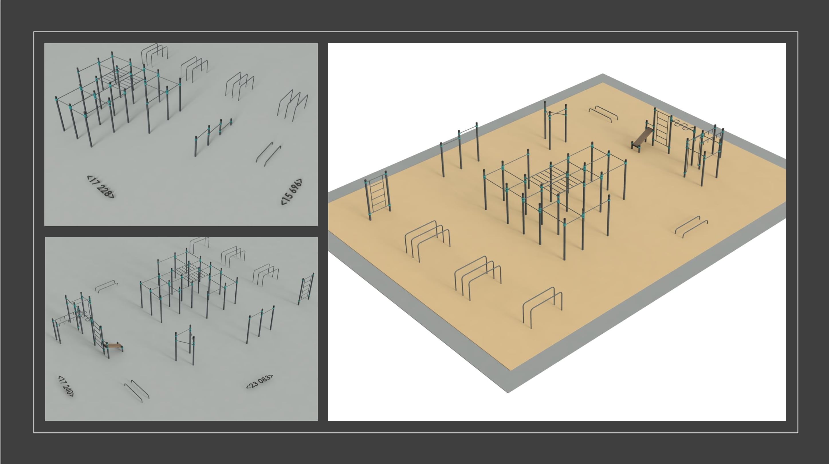 Para workout and accessible fitness park